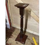 A vintage mahogany plant stand. Collection only