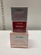 Three new boxed M.Asam cosmetic products