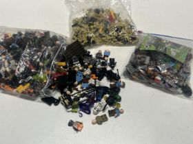 A selection of Lego style bricks