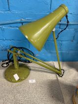 A vintage Anglepoise lamp (needs springs, untested). Shipping unavailable
