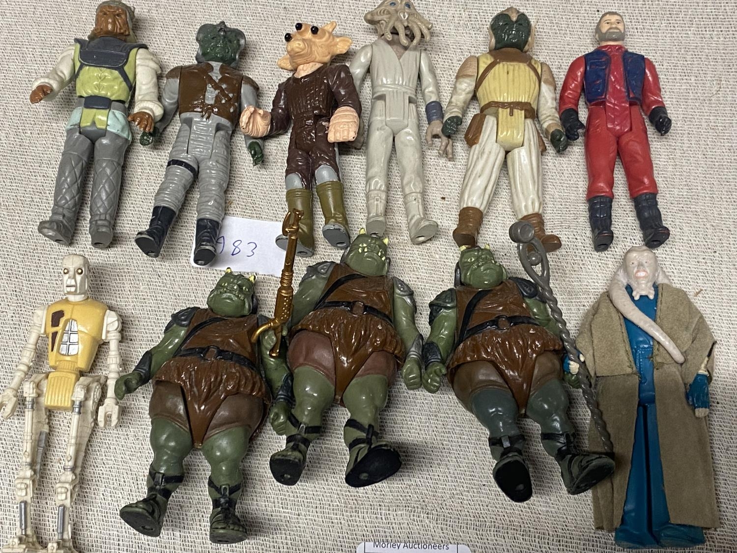 A selection 1983 Star Wars figures