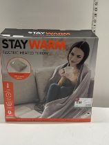 A extra large Stay Warm electric heated throw in working order