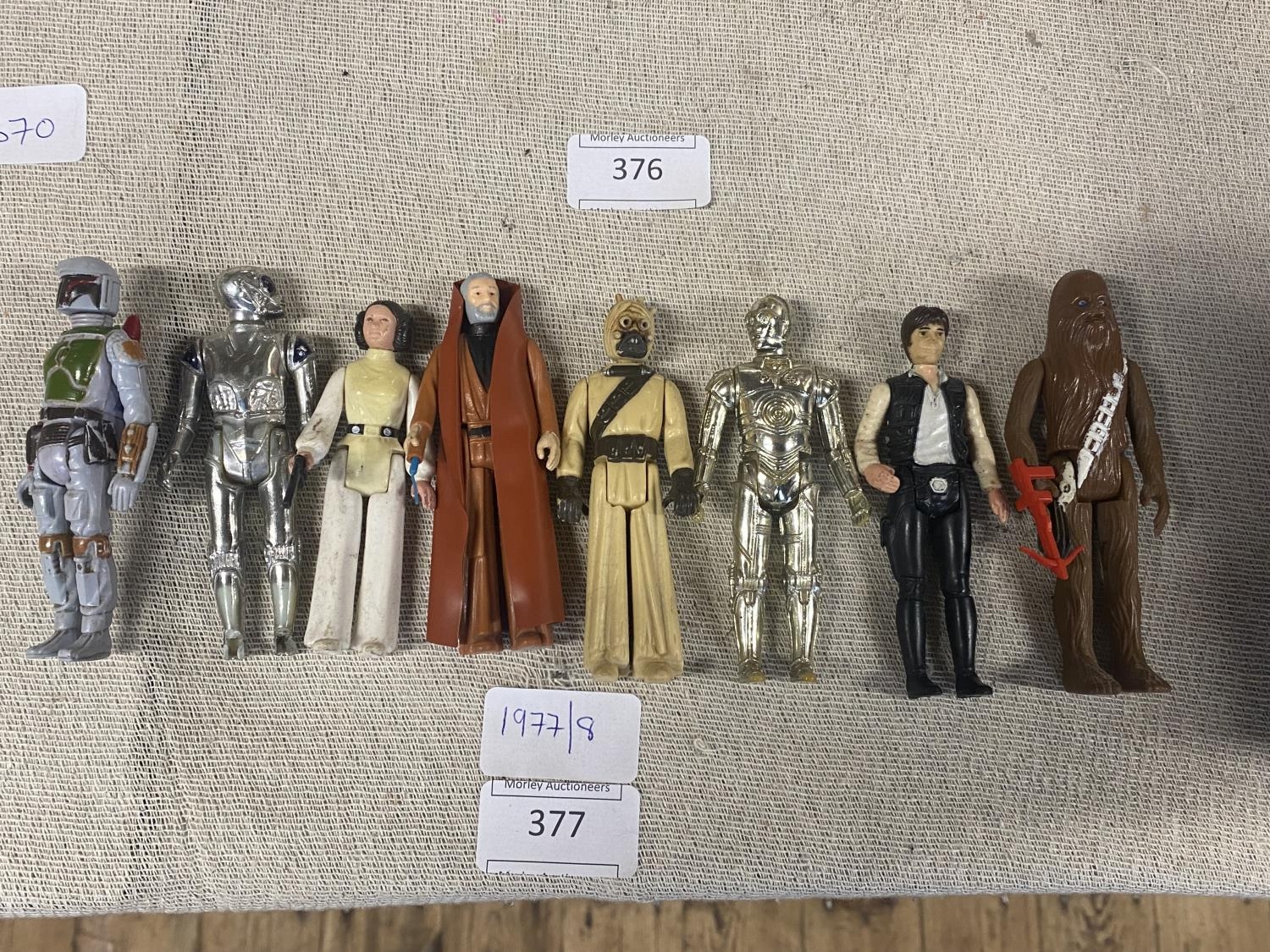 A selection of 1977/78 Star Wars figures