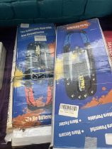 Two boxed hydraulic arm strengtheners