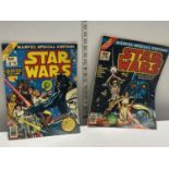 Two vintage Star Wars Marvel special edition comics Numbers #1 & #2