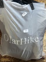 A Olarhike inflatable mattress (untested). Shipping unavailable