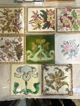 A selection of antique tiles