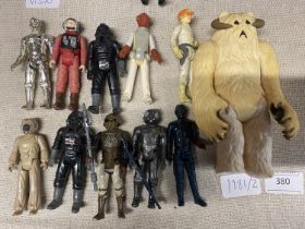 A selection of 1981/82 Star Wars figures