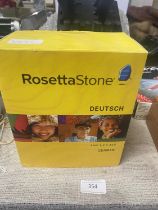 A boxed Rosetta Stone teach yourself German