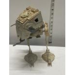 A Star Wars 1982 AT-ST model (playworn)