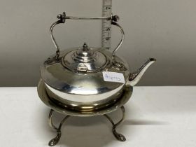 A Asprey of London spirit kettle