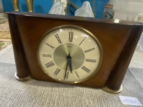 A vintage Smiths mantle clock