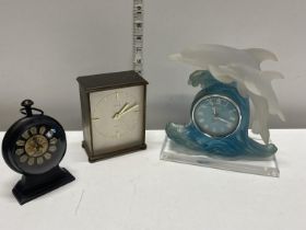 Three assorted time pieces (untested)
