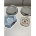 A selection of vintage brewiana advertising ware