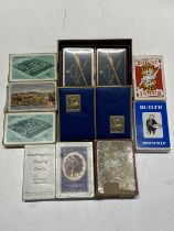 A selection of vintage playing cards
