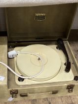 A early Dansette record player (untested).shipping unavailable.