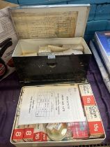 Two vintage first aid kits both with contents