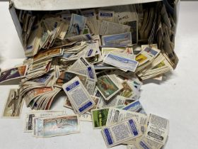 A large quantity of assorted tea cards