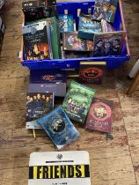 A box full of assorted DVD box sets a/f