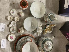 A selection of miniture Oriental ceramics