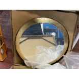 A new boxed large LED bathroom mirror (untested), shipping unavailable