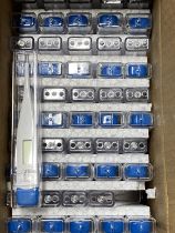 A box of new digital thermometers approx. 50