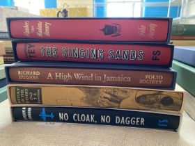 Five assorted Folio Society books