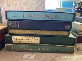 Five assorted Folio Society books