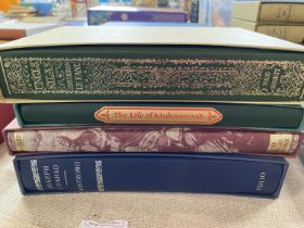 Four assorted Folio Society books