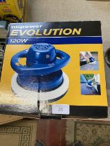 A boxed evolution Car polisher (untested)