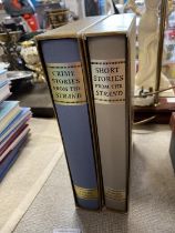 Two Folio Society books 'Short Stories from the Strand' and 'Crime Stories from the Strand'