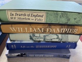Five assorted Folio Society books