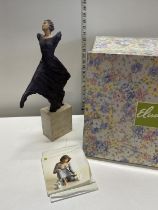 A boxed Elisa figurine with COA h48cm