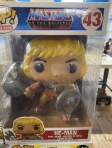 A boxed large Masters of the Universe Funko POP! figure