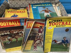 A large job lot of vintage Charles Buchan's football magazines