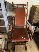 A vintage American rocking chair, shipping unavailable