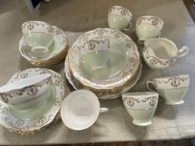 A pretty Royal Vale bone china tea service shipping unavailable