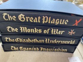 Four assorted Folio society books