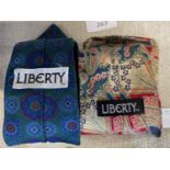 Two Liberty neck scarves