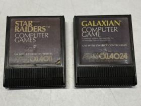 Two Atari gaming cassette