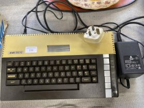 A Atari 800XL console with charger (powers up)