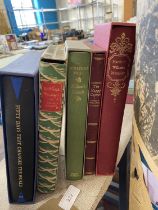 Five assorted Folio Society books