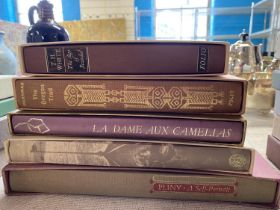 Five assorted Folio Society books