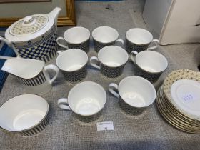 A Wedgewood Samurai teaset (all seconds apart from the teapot)