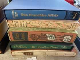 Five assorted Folio Society books