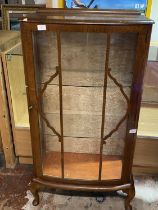 A 1930's display cabinet, shipping unavailable
