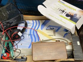 A job lot of misc electrical items (untested) shipping unavailable