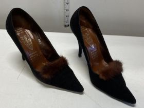 A pair of ladies handmade shoes size 5 (worn)