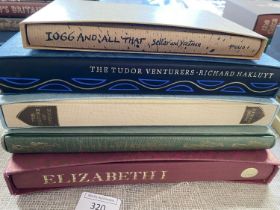 Five assorted Folio Society books