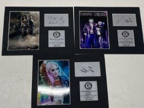 A selection of autographs (Batman, Superman, Suicide Squad, Marvel etc) with COA's